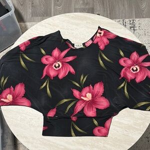 MKM Pink Boxy Crop Blouse